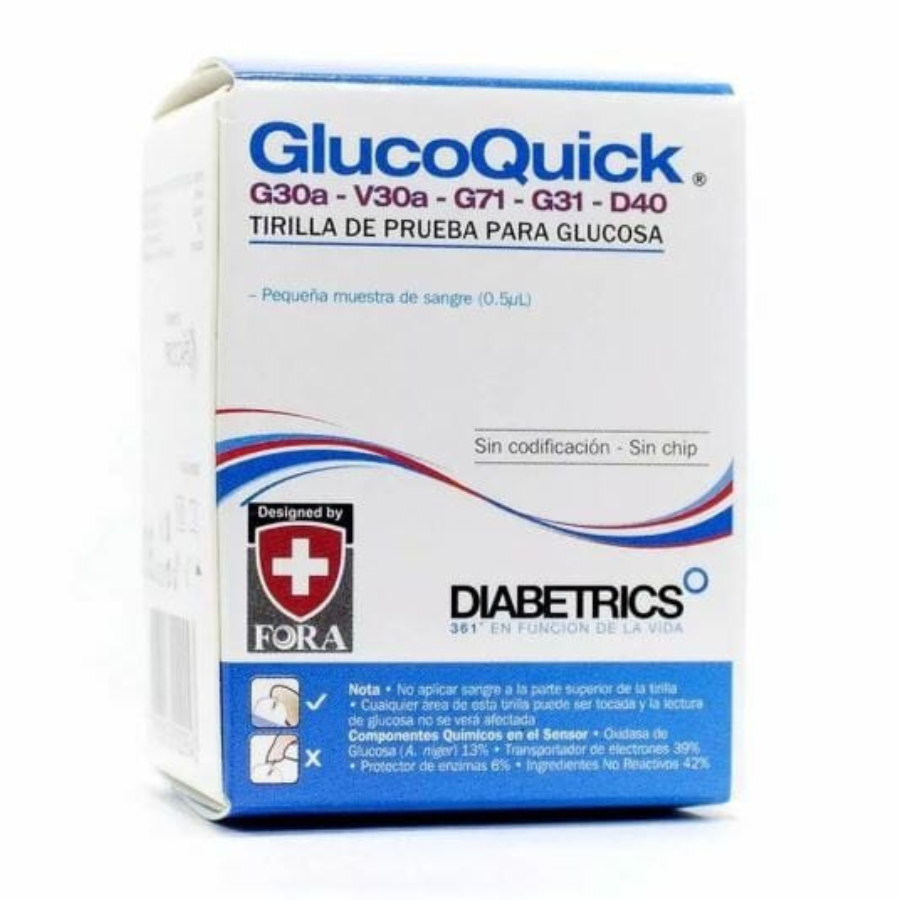 TIRILLAS GLUCOQUICK G30A – IMPORTBIOMEDICOS MEDELLIN SAS